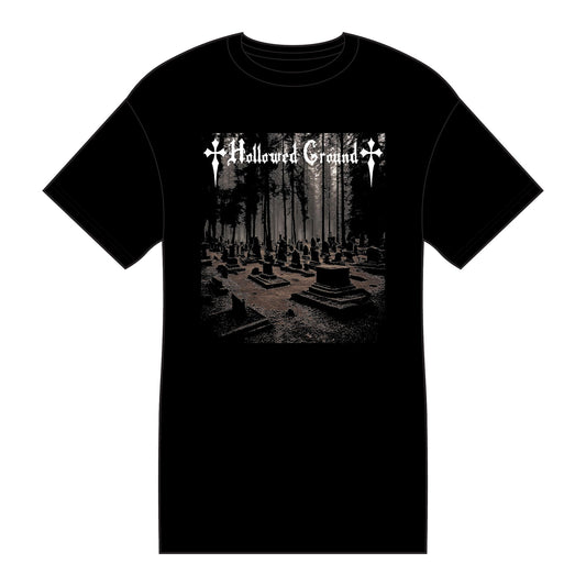 Gothic Graveyard Tee | Dark Aesthetic Shirt | Halloween Apparel | Spooky Graphic T-Shirt | Eerie Gift for Horror Lovers