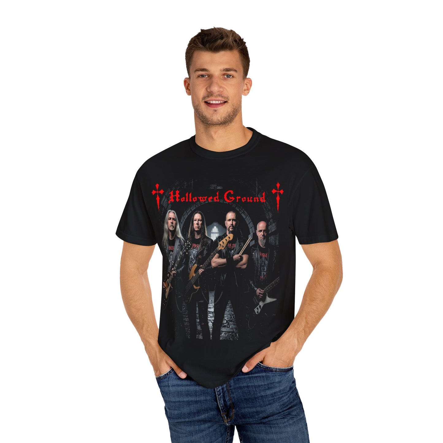 Unisex Metal Band T-Shirt, Gothic Rock Tee, Halloween Apparel, Music Festival Shirt, Alternative Clothing, Gift for Metalheads